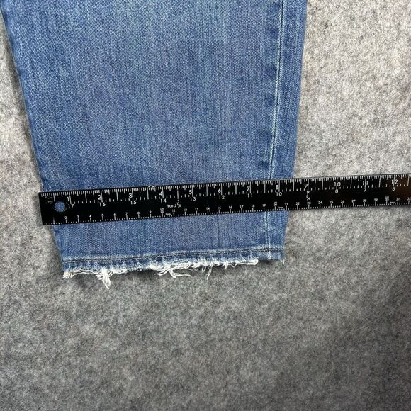 Madewell Jeans Womens 37 The Perfect Vintage Crop Jean Medium Wash Denim - Picture 5 of 11